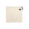 Natural hemp and cotton biogaiter lying flat on white backgroundf