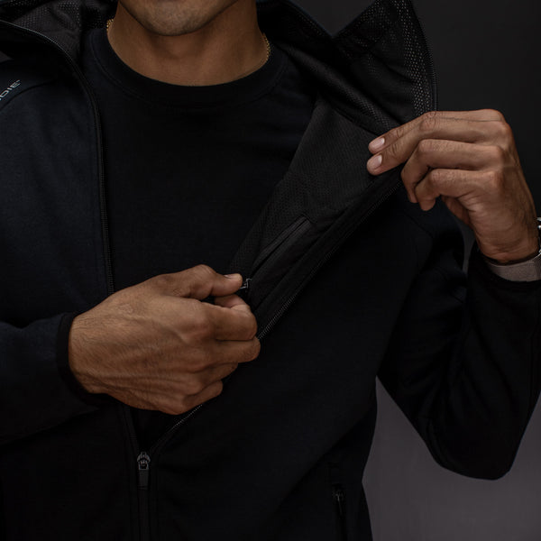 G95 Biohoodie Full Zip Black
