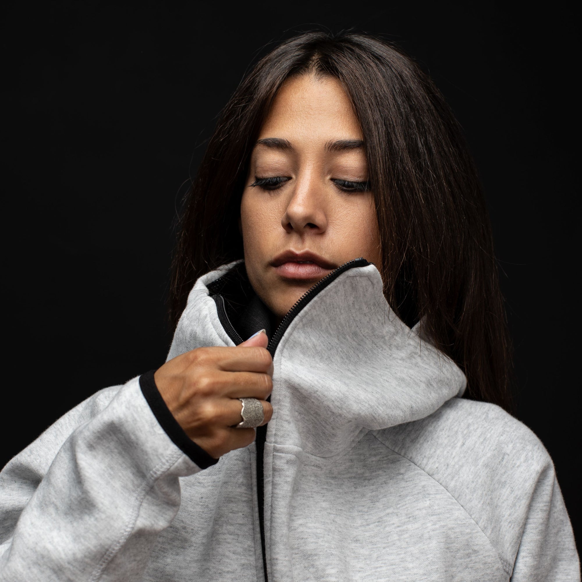 G95 Biohoodie Full Zip Grey 9