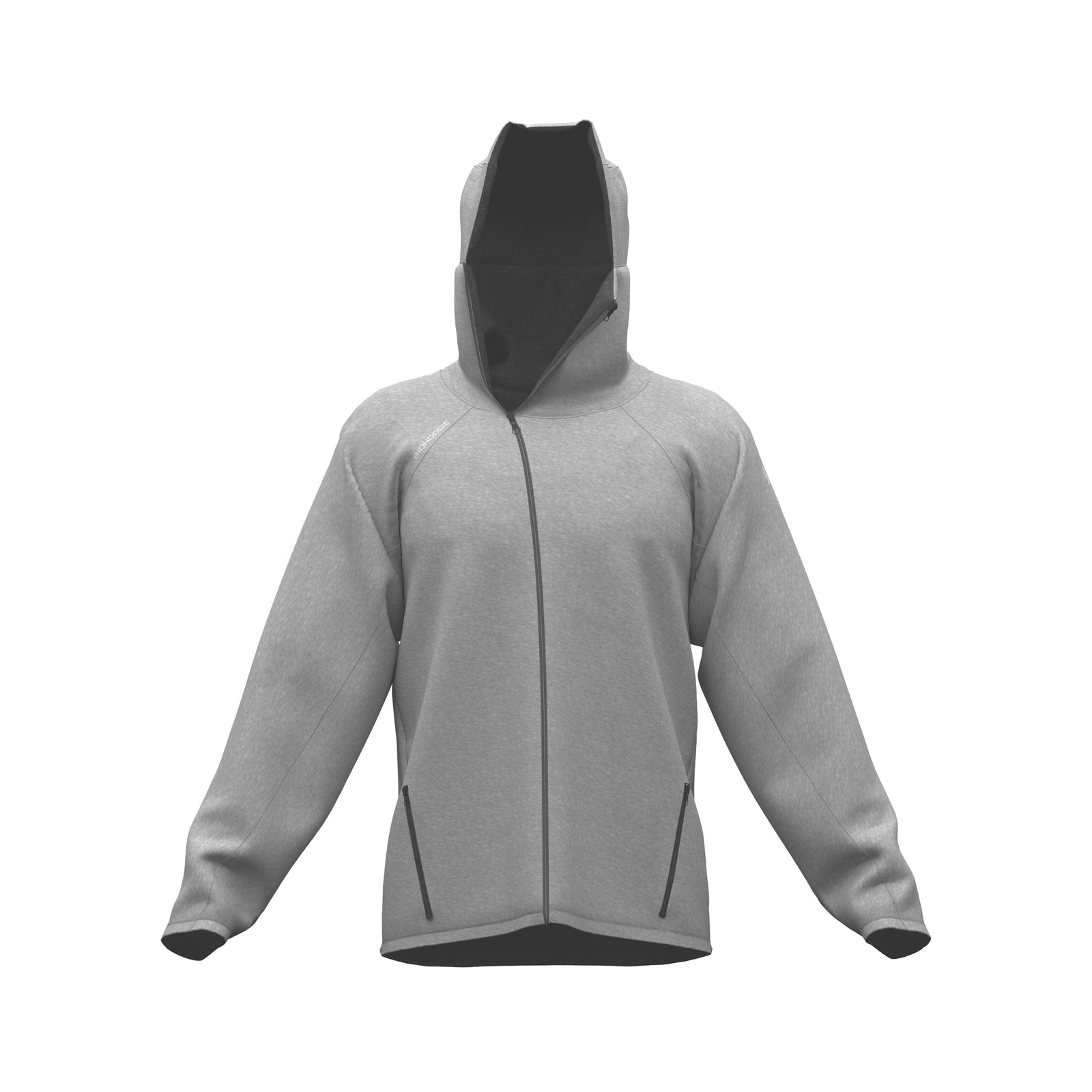 G95 Biohoodie Full Zip Grey 1