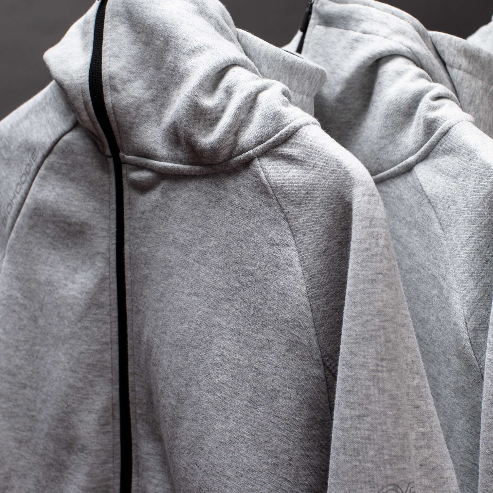 G95 Biohoodie Full Zip Grey 2