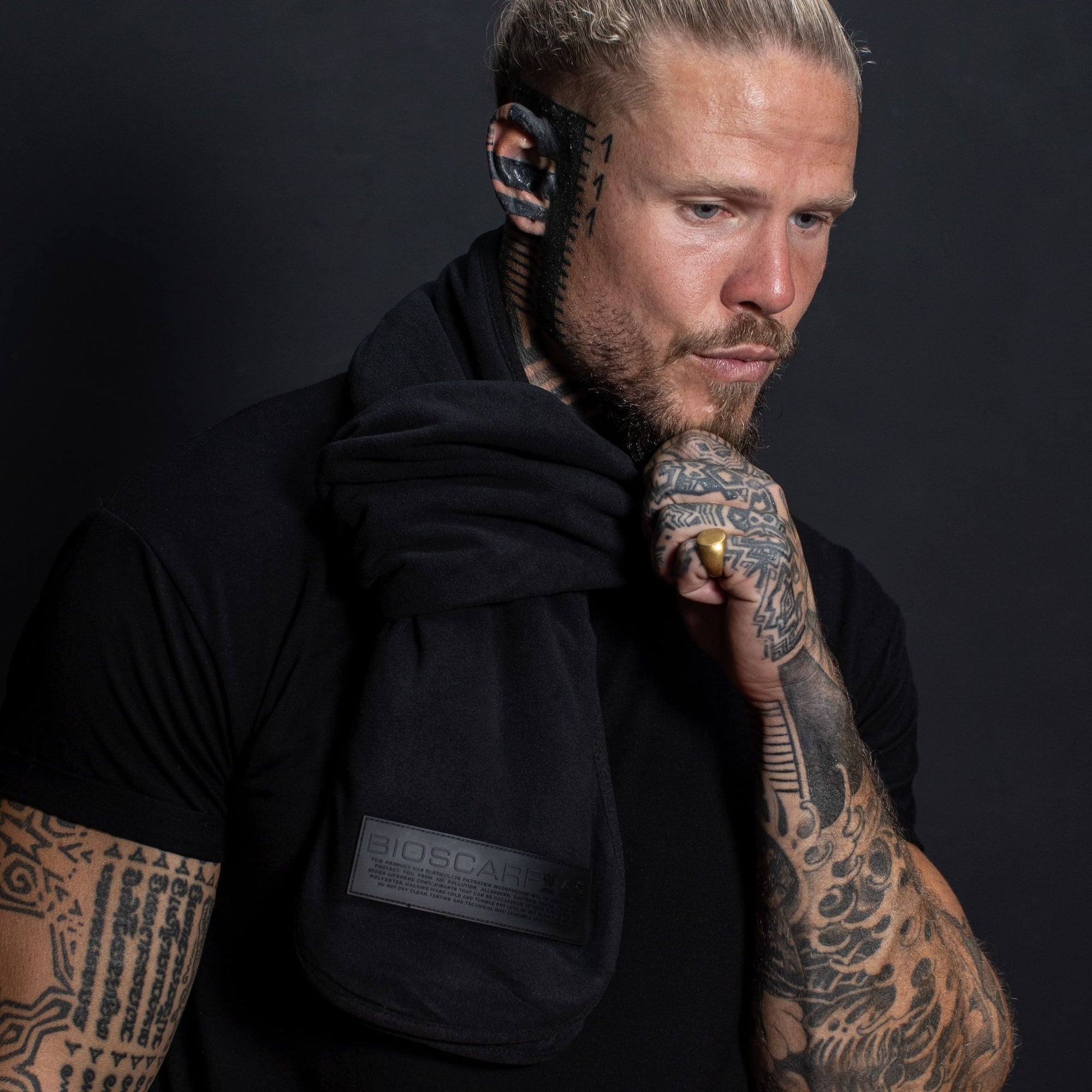 G95 Bioscarf Fleece Black 6