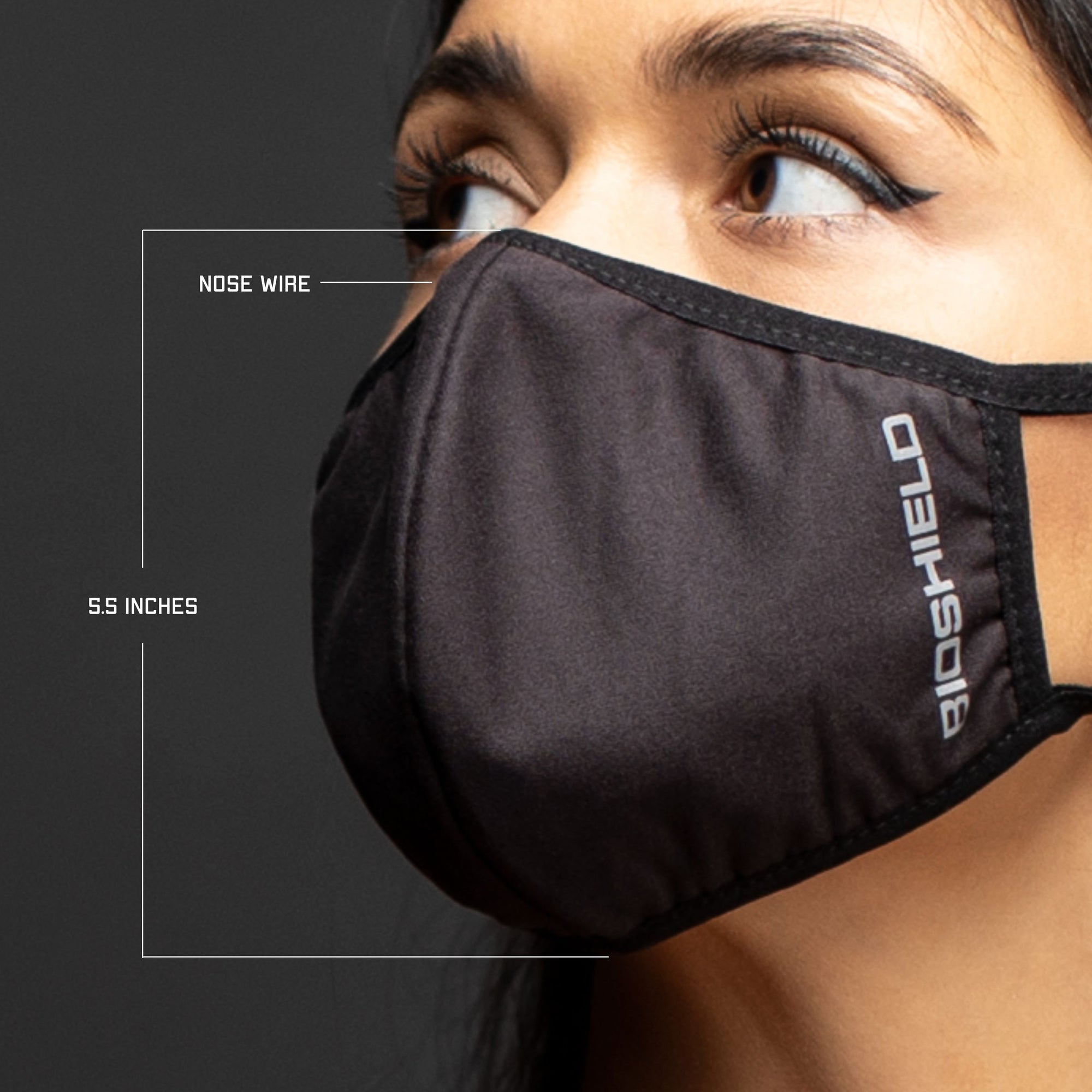 G95 Bioshield 1 Polyester Black Size